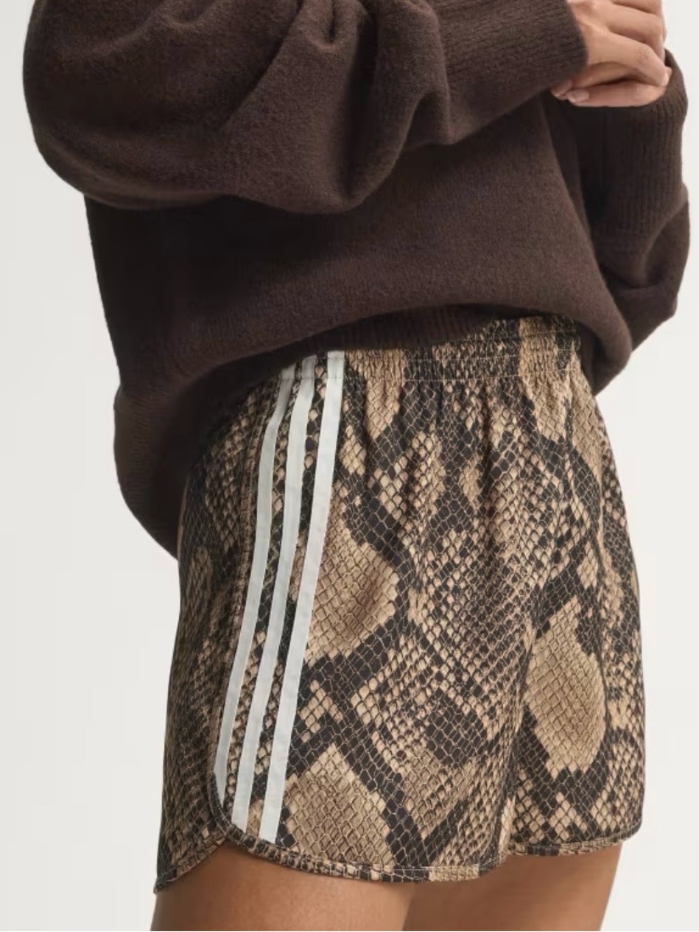 NWT Adidas Snakeskin Satin Shorts-SOLD OUT